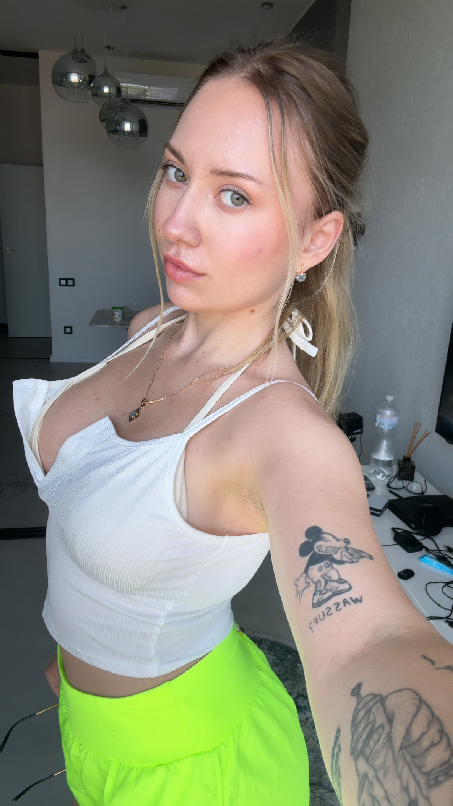 KateV in her underwear in Bahawalpur